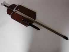 A reproduction German knife,