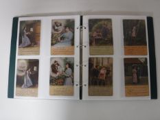 An album of Bamforth First World War period song postcards