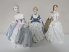 Three Royal Doulton figures - Patricia HN 2715,