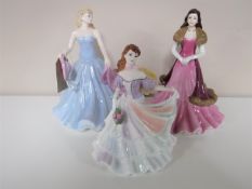 Three Coalport figures - Class Elegance Sadie,