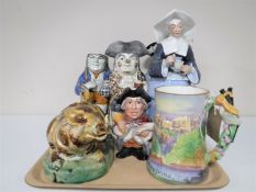 A Sterling Castle musical tankard,