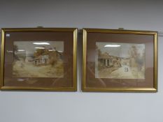 Two gilt framed H.