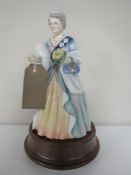 A Royal Doulton figure - The 90th Birthday of Her Majesty Queen Elizabeth The Queen Mother HN 3189
