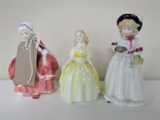 Three Royal Doulton figures - Sharon HN 3047,
