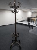 A bentwood hat and coat stand CONDITION REPORT: Typical surface wear but overall