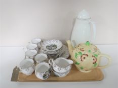 An Anne china tea service with gilded decoration,