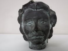 An antique bronze plaque,