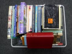 A box of books - cookery,