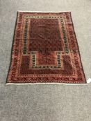 A Baluchi rug,