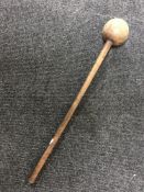 A Polynesian throwing club