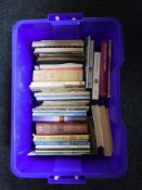 A box of books - cookery,