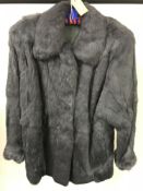 A vintage fur coat