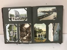 A Victorian and later postcard album