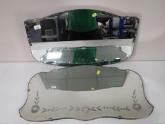 Two early 20th century mirrors
