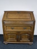 An oak bureau