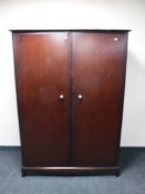 Two Stag Minstrel double door wardrobes