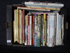 A large box of vintage Asterix's albums, Tin Tin,