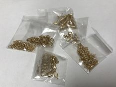 A bag of jewellers findings