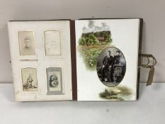 A Victorian musical photograph album