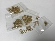 A bag of jeweller's findings