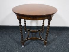 An oak occasional table