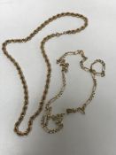 A 9ct gold Prince of Wales link chain,