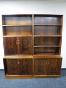 A mid twentieth century Danish bookcase,