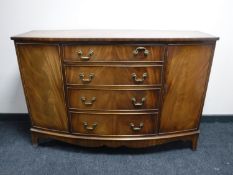 A reproduction mahogany Regency style sideboard