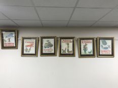 Six decorative advertising pictures - Guinness