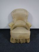 An early 20th century salon chair