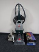 A Bissell carpet cleaner,