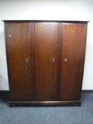 A Stag triple door wardrobe
