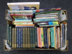 A box of books - familiar wild flowers,