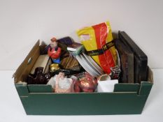 A box of books; Poetry, Locomotive engines,