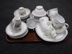 A tray of Susie Cooper tea china - Glenmist and others