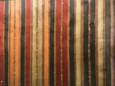 A contemporary wool stripped carpet