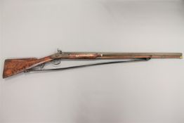 An early 19th century percussion cap sporting gun by Johnson,