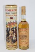Glenmorangie - Single Highland Malt Scotch Whisky, aged 10 years, 70cl, in presentation tube.