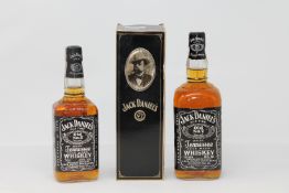 Jack Daniel's - Old No. 7, 1l, boxed, together with 70cl un-boxed.