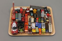 A tray of die-cast vehicles - Commercial trucks etc (Q)