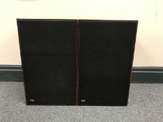 A pair of mid 20th century ITT model 345SD speakers.