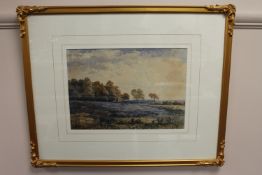 H. J. Cottrell, Rural landscape, watercolour, signed, 34cm by 24cm.