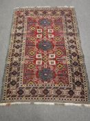 Perepedil Kuba rug, North East Caucasus, late 19th/20th century, 201cm by 137cm.