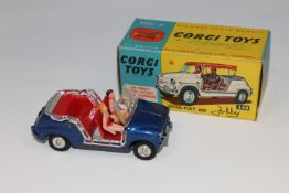 A Corgi Toys die cast vehicle - Ghia-Fiat 600, 240, boxed.
