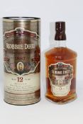 William Grant & Sons - Robbie Dhu, Deluxe Scotch Whisky, aged 12 years, 1l, in presentation tube.