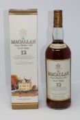 Macallan - Single Highland Malt, 12 years old, 1l, in presentation box.