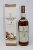 Macallan - Single Highland Malt, 12 years old, 1l, in presentation box.