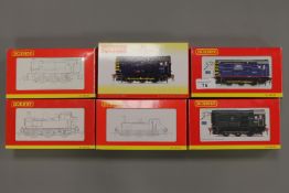 Six Hornby OO gauge locomotive engines to include Diesel electric Class 09 model Zone Exlusive