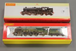 Two Hornby OO gauge locomotive engines- British Rail Stanier 2-6-4 class,