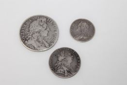 A George III shilling 1787,